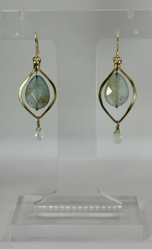 Aqua Coast | Aquamarine and Moonstone